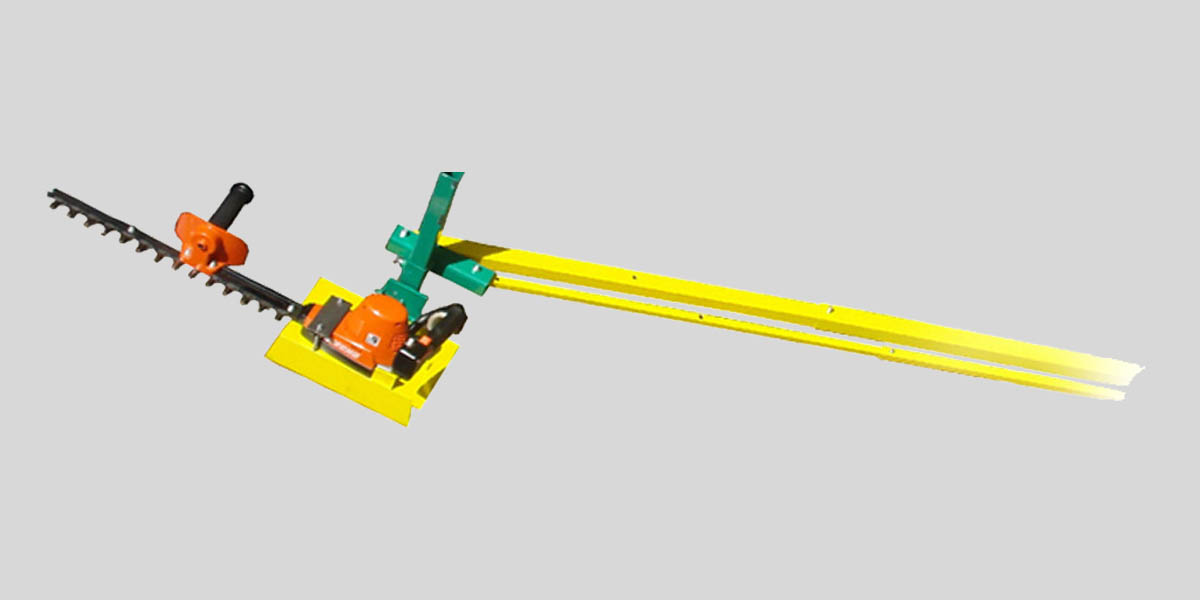 brasporteoutilstaillehaie01 Bras porteoutils universel pour tondeuses et microtracteurs